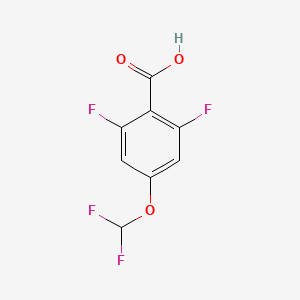B1420981 4-(Difluoromethoxy)-2,6-difluorobenzoic acid CAS No. 1214367-17-5