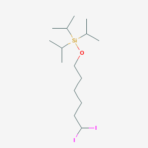 Silane, [(6,6-diiodohexyl)oxy]tris(1-methylethyl)-