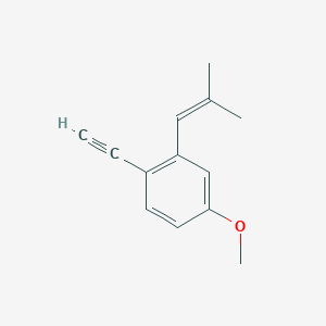 1-Ethynyl-4-methoxy-2-(2-methylprop-1-en-1-yl)benzene