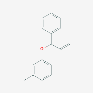 1-Methyl-3-[(1-phenylprop-2-en-1-yl)oxy]benzene