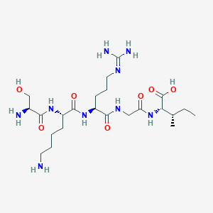 L-Seryl-L-lysyl-N~5~-(diaminomethylidene)-L-ornithylglycyl-L-isoleucine