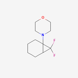 4-(7,7-Difluorobicyclo[4.1.0]heptan-1-yl)morpholine