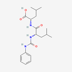 N-(Phenylcarbamoyl)-L-leucyl-L-leucine