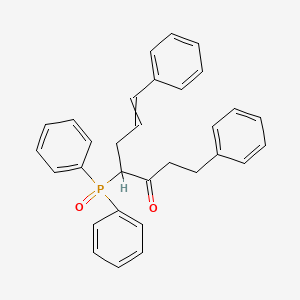 4-(Diphenylphosphoryl)-1,7-diphenylhept-6-en-3-one