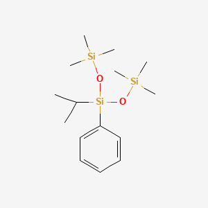 1,1,1,5,5,5-Hexamethyl-3-phenyl-3-(propan-2-yl)trisiloxane