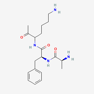 L-Alanyl-N-(7-amino-2-oxoheptan-3-yl)-L-phenylalaninamide