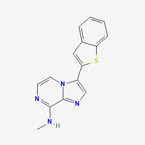 3-(1-Benzothiophen-2-yl)-N-methylimidazo[1,2-a]pyrazin-8-amine