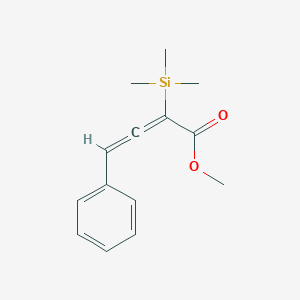 2,3-Butadienoic acid, 4-phenyl-2-(trimethylsilyl)-, methyl ester