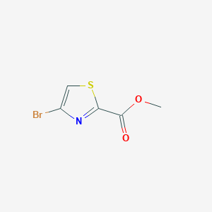 molecular formula C5H4BrNO2S B1421043 4-溴噻唑-2-甲酸甲酯 CAS No. 1025468-06-7