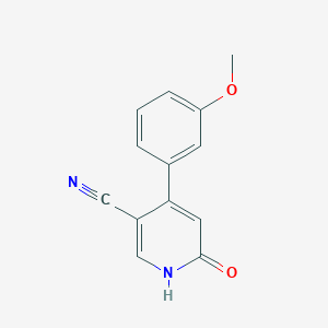 4-(3-methoxyphenyl)-6-oxo-1H-pyridine-3-carbonitrile