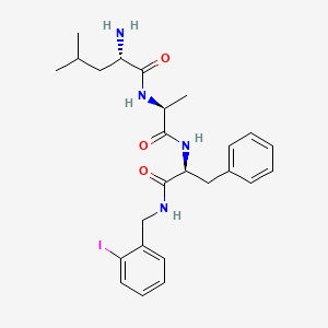 L-Leucyl-L-alanyl-N-[(2-iodophenyl)methyl]-L-phenylalaninamide