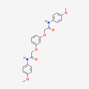 2,2'-[1,3-Phenylenebis(oxy)]bis[N-(4-methoxyphenyl)acetamide]