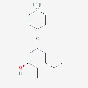 (3S)-5-(Cyclohexylidenemethylidene)nonan-3-OL