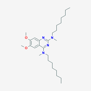 2,4-Quinazolinediamine, 6,7-dimethoxy-N,N'-dimethyl-N,N'-dioctyl-