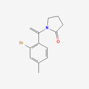 2-Pyrrolidinone, 1-[1-(2-bromo-4-methylphenyl)ethenyl]-