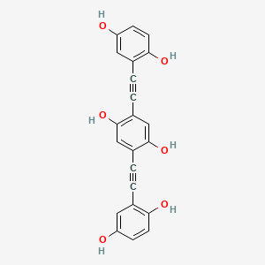 2,2'-[(2,5-Dihydroxy-1,4-phenylene)di(ethyne-2,1-diyl)]di(benzene-1,4-diol)