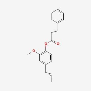 2-Methoxy-4-(prop-1-en-1-yl)phenyl 3-phenylprop-2-enoate