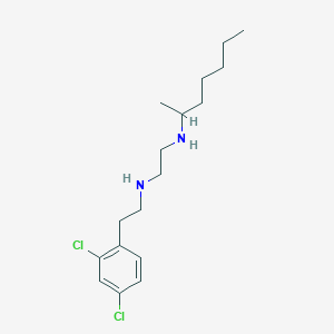 N~1~-[2-(2,4-Dichlorophenyl)ethyl]-N~2~-(heptan-2-yl)ethane-1,2-diamine