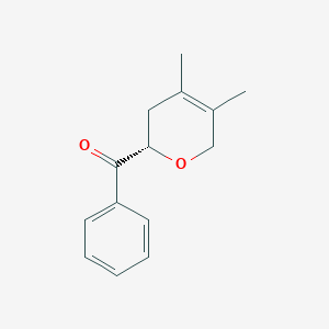 [(2S)-4,5-Dimethyl-3,6-dihydro-2H-pyran-2-yl](phenyl)methanone