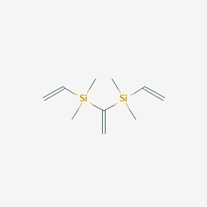 molecular formula C10H20Si2 B14210626 Silane, ethenylidenebis[ethenyldimethyl- CAS No. 824985-54-8