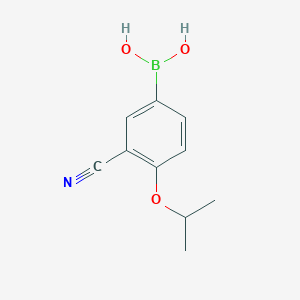 molecular formula C10H12BNO3 B1421065 3-氰基-4-异丙氧苯硼酸 CAS No. 1009303-59-6