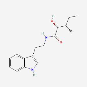 (2R,3S)-2-hydroxy-N-[2-(1H-indol-3-yl)ethyl]-3-methylpentanamide