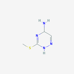 3-(Methylsulfanyl)-2,5-dihydro-1,2,4-triazin-5-amine