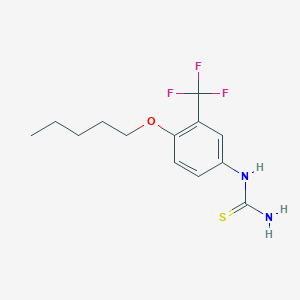 Thiourea, [4-(pentyloxy)-3-(trifluoromethyl)phenyl]-