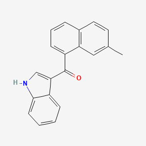 molecular formula C20H15NO B14210676 (1H-Indol-3-yl)(7-methylnaphthalen-1-yl)methanone CAS No. 824430-40-2