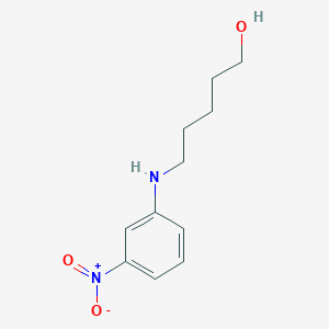 5-(3-Nitroanilino)pentan-1-ol