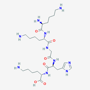 L-Lysyl-L-lysylglycyl-L-histidyl-L-lysine