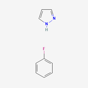 fluorobenzene;1H-pyrazole