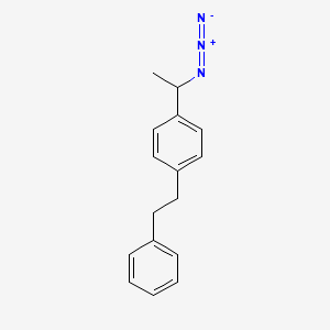 1-(1-Azidoethyl)-4-(2-phenylethyl)benzene