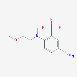 4-[(2-Methoxyethyl)(methyl)amino]-3-(trifluoromethyl)benzonitrile