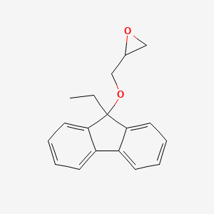 2-{[(9-Ethyl-9H-fluoren-9-YL)oxy]methyl}oxirane