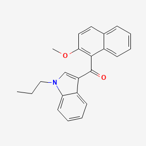 (2-Methoxynaphthalen-1-yl)-(1-propylindol-3-yl)methanone