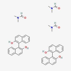 molecular formula C49H49N3O7 B14210825 N,N-dimethylformamide;1-(2-hydroxynaphthalen-1-yl)naphthalen-2-ol CAS No. 618424-39-8