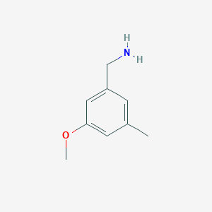 molecular formula C9H13NO B1421083 (3-甲氧基-5-甲基苯基)甲胺 CAS No. 1261681-27-9