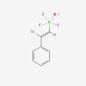 molecular formula C8H6BBrF3K B1421084 三氟硼酸钾（2-溴-2-苯乙烯基） CAS No. 219718-89-5