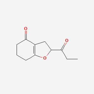 2-Propanoyl-3,5,6,7-tetrahydro-1-benzofuran-4(2H)-one