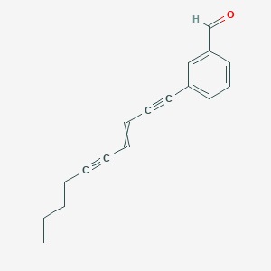 3-(Dec-3-ene-1,5-diyn-1-yl)benzaldehyde