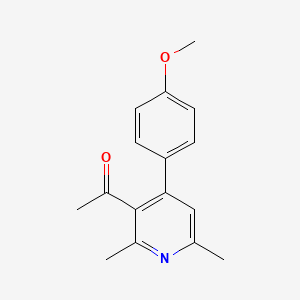 Ethanone, 1-[4-(4-methoxyphenyl)-2,6-dimethyl-3-pyridinyl]-