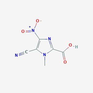 5-Cyano-1-methyl-4-nitro-1H-imidazole-2-carboxylic acid