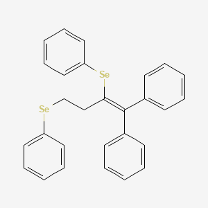 (1,1-Diphenyl-4-phenylselanylbut-1-en-2-yl)selanylbenzene