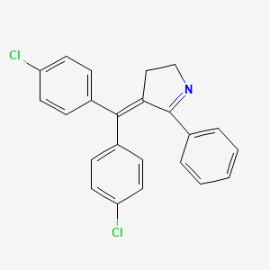 4-[Bis(4-chlorophenyl)methylidene]-5-phenyl-3,4-dihydro-2H-pyrrole