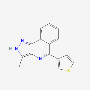 3-Methyl-5-(thiophen-3-yl)-2H-pyrazolo[4,3-c]isoquinoline