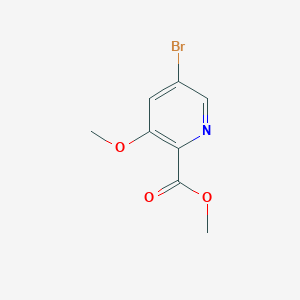 molecular formula C8H8BrNO3 B1421094 5-溴-3-甲氧基吡啶甲酸甲酯 CAS No. 1142192-55-9