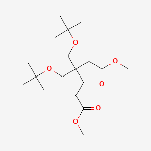 Dimethyl 3,3-bis(tert-butoxymethyl)hexanedioate