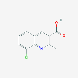 B1421097 8-Chloro-2-methylquinoline-3-carboxylic acid CAS No. 1089898-90-7
