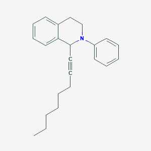 Isoquinoline, 1,2,3,4-tetrahydro-1-(1-octynyl)-2-phenyl-